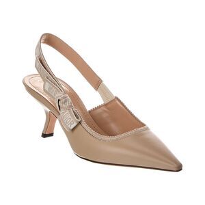 Dior J'adior Leather Slingback Pump, Beige